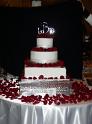 3 TIER WITH ROSES FONDANT
